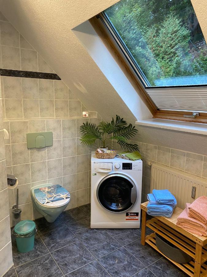 Waldblickwohnung Mit Schoener Terrasse Und Kamin Sebnitz Exterior photo